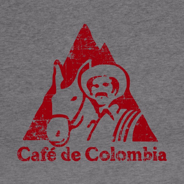 Cafe de Colombia - grunge design by verde